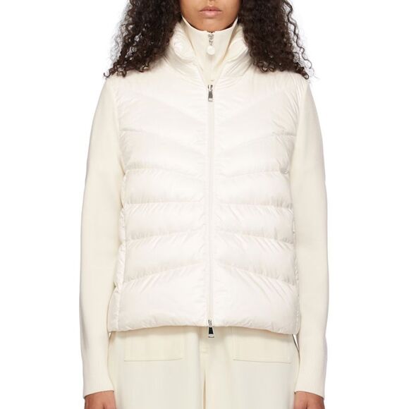 Women's White Puffer Jacket - Picture 1 of 3
